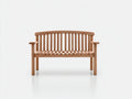 Panche da giardino - legno - 145x55x88 cm - marrone naturale - stile classico a doghe